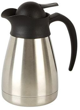 We Can Source It Ltd Stainless Steel Vacuum Jug 500ml, Thermal Hot Drinks Flask Jug, Tea & Coffee Dispenser, Vacuum Insulated Carafe Flasks with Stay Cool Handle for Hot & Cold Drinks