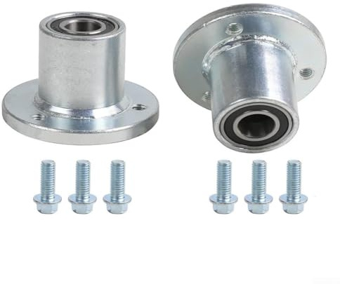 Paire de moyeux de roue avant de 17 mm à 3 goujons en alliage d'acier pour VTT, UTV, Go Kart Buggy, cyclomoteur, tricycle 4 pour roues pour voiturette de golf