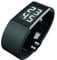 Rosendahl RS43103 LCD-Armbanduhr mit schwarzem Kunststoff-Armband.