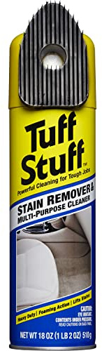Tuff Stuff Car Cleaner and Stain Remover , Multi Purpose Cleaner with Scrubby Cap for Cars, Truck, Motorcycle, 18 Oz
