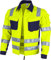 Qualitex Warnschutz-Jacke PRO MG 245 - gelb/marine - Größe: L