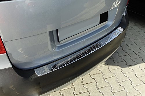 Ladekantenschutz Edelstahl mit Abkantung Stoßstange hinten