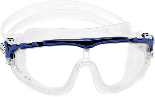 CRESSI Skylight Swim Goggles, Clear/Black/Blue [Duplicate]
