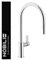Nobili rubinetterie FL96137CR Miscelatore Lavello Doccia Estraibile, Cromo