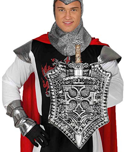 FIESTAS GUIRCA Schild Kreuzritter cm 44 mit Schwert cm 48