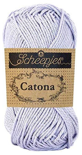 Scheepjes - Scheepjes Catona 399 Lilac Mist Yarn - 1x25g