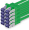 Cat 7 Cable de Red Ethernet LAN - 3m - Verde - 10 Piezas Cat.7 Sftp Pimf Lszh - 10 GB s RJ45 Connectores Cat6a compatible con Cat5 Cat6 Cat7 Cat8