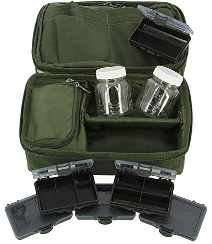 G8DS® Allround-Karpfen-Aufbewahrungssystem Rig Pouch Bit Box Glug Pot Bleitasche Leadbag Tackle Angeln