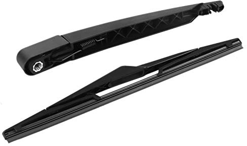 Rear Wiper Arm & 27cm for Astra III H 2003-2009 | rubber for silent rear glass , high-carbon steel arm resists , 31.5cm flexible fits Astra H hatchback