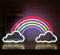 Ulalaza Neonlicht Zeichen LED Wolken Regenbogen Nachtlichter USB-betrieben dekorative Festzelt Zeichen Bar Pub Store Club Garage Home Party Dekor
