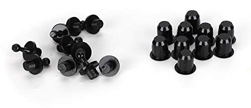 Lautsprecher Schnalle, 10 Paar DIY Audio Lautsprecher Schnallen Befestigung Lautsprecherabdeckung Schnalle aus Gummi und Kunststoff für kleine Lautsprecher Zubehör