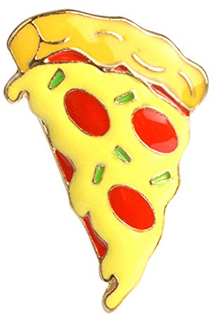 Anstecknadel Brosche Anstecker Broschen für Frauen Metall Mohn Pin Abzeichen Anstecknadel Brosche Pins für Taschen Hundebrosche Vintage Broschen pizza