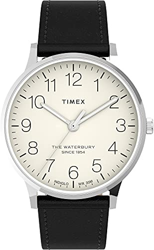 Timex Men's Waterbury Classic 40mm Leather Strap Watch