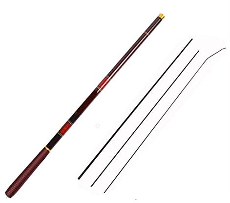 Telescopic Fishing Rod Carbon Fiber 3.0m-7.2m Stream Fishing Rods Ultra Light Hand Pole Carp Fishing Feeder Rod DaJiKan (Color : Red Fox, Length : 5.4 m)