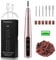Madenia Electric Nail File Rechargeable Wireless 30000 RPM Efile Nail Drill for Acrylic Gel Nails USB Portable Electric Manicure Pedicure Kit, 6 Drill Bits, 56 Sand Bands, Pink