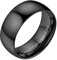 Bestyle Eheringe Schwarz Verlobungsring Edelstahl Herren Damen Partnerringe für sie und ihn 8mm Freundschaftsringe mit Gravur Personalisiertes Geschenk Größe 62