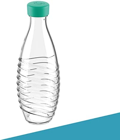 SodaNature® 2X Premium Flaschendeckel für SodaStream Crystal Flaschen | Hochwertige Deckel in wunderschönen Farben | Auslaufsicher & spülmaschinenfest | Zubehör in edler Geschenkverpackung (Mint)