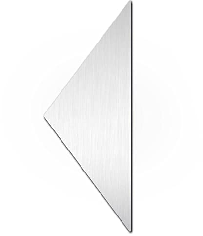 Türschilder24 • WC Schild + Pfeil • 125 mm • 1,5 mm Aluminium Vollmaterial (Aluminium Richtungspfeil 125 x 47 mm passend für die Größe 125 x 125 mm der Marke Türschilder24)