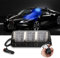 yifengshun 24 LED Bleu Gyrophare Stroboscope LumièRe D'Urgence avec télécommande Balise Danger LED Flash Avec Ventouse 12V Convient Pour Camion De Voiture SUV IntéRieur Toit/Dash/Pare-Brise