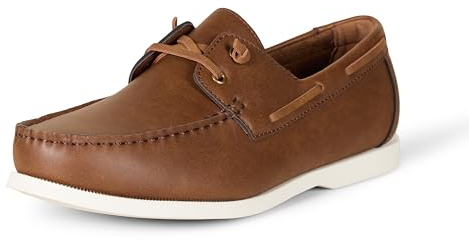 Amazon Essentials Herren Slip-On-Bootsschuh Mit Belüftung, Braun, 42.5 EU