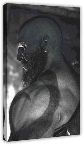 Game God of War Kratos Poster (17) Leinwand Poster Wandkunst Dekor Druck Bild Gemälde für Wohnzimmer Schlafzimmer Dekoration Rahmenstil 20 x 30 cm