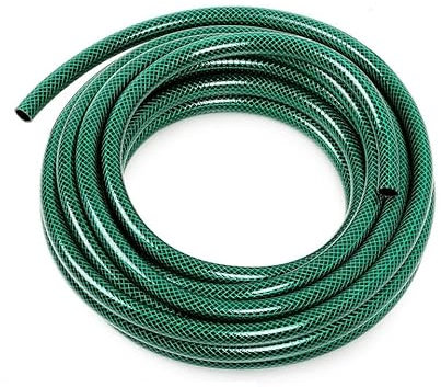 My Garden Hose Pipe 50M Flexible Braided Reinforced 3 Layer PVC Water Hosepipe Heavy Duty All Seasons Hose 12.5MM Dia Ideal Watering Solution for Garden Outdoor & Cleaning Tasks