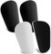 Piuluvor® 2 Paar Mini Schienbeinschoner Fußball Shin Pads Kleine Schienbeinschoner Superleicht 26g Extra Klein 10 × 6,2cm Football Shin Pads für Herren, Damen, Kinder