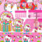 Kitty Party Decoration, Kitty Vaisselle d'Anniversaire,Kit Vaisselles Anniversaire Assiette Dîner Papier Tasse Serviette, Kitty Party Decorations Fournitures Pour Enfants Anniversaire Décoration