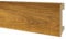 Battiscopa in duropolimero effetto legno rovere caldo - Zoccolo da cucina 2000x75x14 mm - Battiscopa resistente agli urti