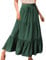 Genfien Femme Jupe 2 en 1 Bohème Tour de Taille Elastique Longue été Maxi Tube Taille Haute A-Line Décontractée Vacances L'été Plage Vintage