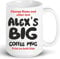 Fauntin Gifts Large Personalised Mug - 15oz Size - Name Personalisation - Gift Idea ~ Tea Mug - Coffee Cup - Add Your Name (White)