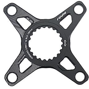 DONGLING Platos para Bicicletas Plato 104 Bcd Ovalado Plato Ovalado 32 MTB(Spider Only)
