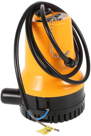 TOYANDONA 12v Pompe Submersible Dc Pour Bateau Système Évacuation Eau Et Silencieux Pompe Bilge Pour Applications Construction Drainage Rapide