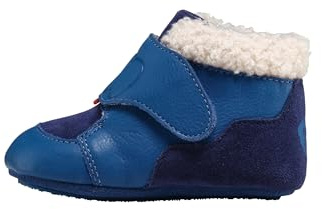 Affenzahn Krabbelschuh Leder Growy | Aus Leder mit Klettverschluss, warmgefüttert und rutschfest, ideal als Lauflernschuhe für Mädchen und Jungen