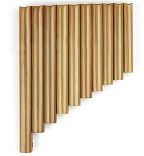 Pan Flute Handmade Musical Instrument 10 Pipes Pan Flute C Key(Type2)