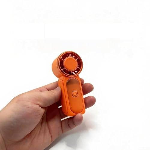 Ventilatore portatile alimentato tramite USB per il raffreddamento all'aperto con prestazioni turbo ad alta velocità e autonomia estesa (1 arancione)