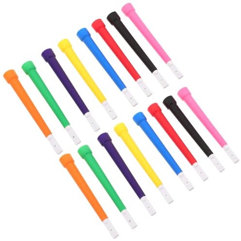 YARNOW 8 Pairs Speed Training Rope Handles for 2.5mm Steel Wire Jump Ropes, Sturdy Pp and Iron Material with Quick Swap Design, Suitable for Indoor and Outdoor Cardio Exercises