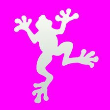 efco Motivstanzer Groß Frosch ~ 32 mm