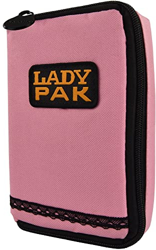 Karella Darttasche The PAK original, rosa, Platz für 3 Dartsets, handlich und geräumig, Perfekter Schutz, Dartcase, Tasche für Darts