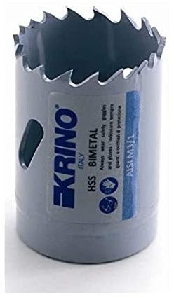 Krino 2106003800 - Seghe a Tazza Bimetalliche HSS a Dentatura Variabile, Grigio - Ø 38 mm