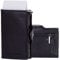 Moneyhold® Porte-Cartes Bancaire Unisexe - Portefeuille Slim en Simil-Cuir Vegan Anti Piratage RFID, Compact et Élégant (B - avec Porte-Monnaie, 3 - Noir Classique)