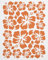 WANDfee Wandtattoo Hibiskus Blumen Hibiskusblüten FARBWUNSCH orange Wandsticker Wandaufkleber Fliesenaufkleber