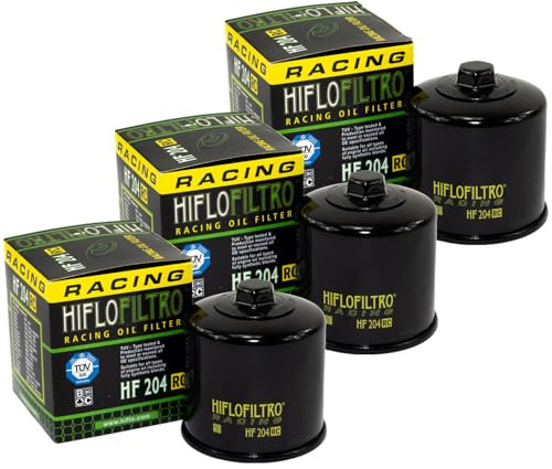 Ölfilter Set 3 Stück Hiflo HF204RC für Arctic Cat Kawasa ki