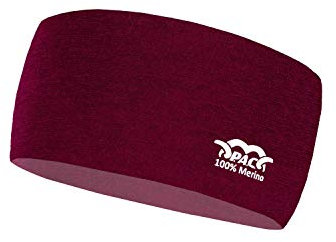 P.A.C. Merino Headband Plum Multifunktionstuch - funktionelles Stirnband, Halstuch, Schal, Kopftuch, Unisex