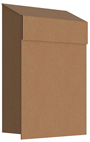 Briefkasten, Design Wandbriefkasten Baby Box Rost/Edelstahl - Bravios