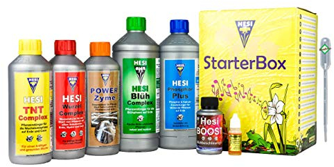 Weedness Hesi Dünger Starter Kit Erde Groß - Grow Pflanzen Orchideen NPK Bio Kit Naturdünger Anbau Indoor Outdoor Bonsai Organischer