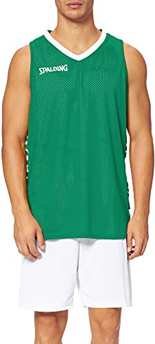 Spalding Herren Essential Reversible Shirt, Lagune/Weiß, XXL