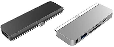 HYPER HD319-SILVER Hyperdrive - Base de Carga para iPad Pro Silver Hub 6 en 1, Color Plateado