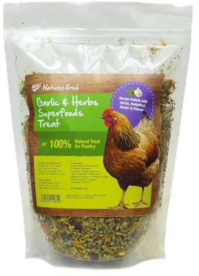 Natures Grub Superfoods Garlic And Herb Chicken Treats (600g) (Multicoloured)