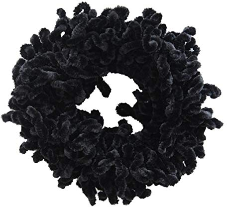 Volumising Scrunchie Big Hair Tie Ring Hijab Volumizer Khaleeji Kopfbedeckung Für Female Schwarz